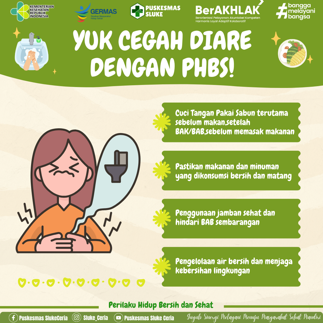 AYO CEGAH DIARE DENGAN MENERAPKAN PHBS