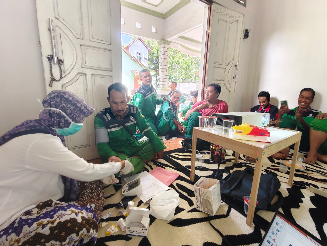 Puskesmas Berikan Pembinaan Kesehatan Kerja bagi Karyawan PT Pribumi Karya Sepadan