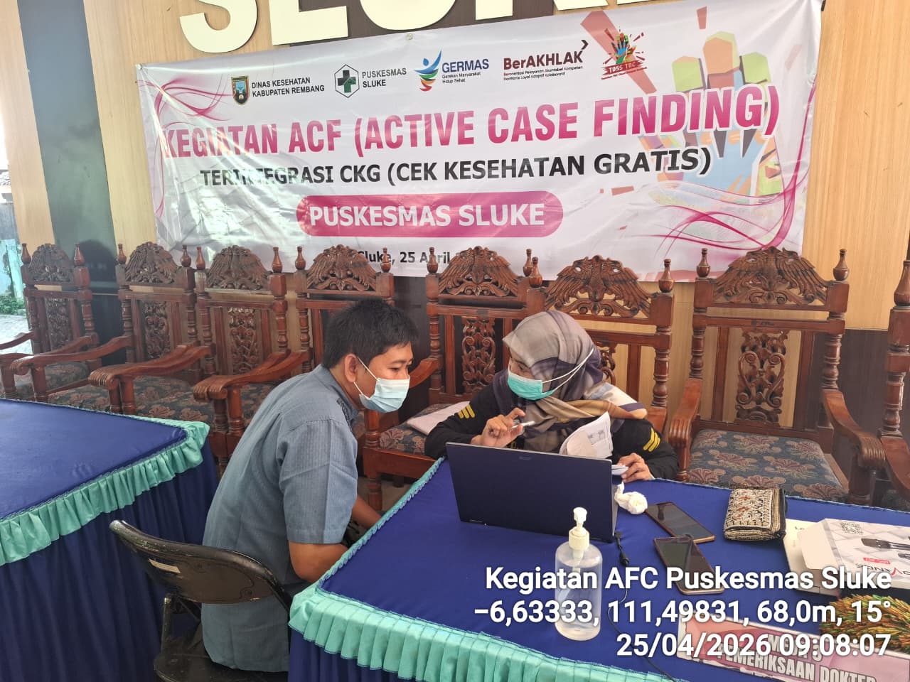 PELAKSANAAN ACTIVE CASE FINDING (ACF) DI KECAMATAN SLUKE