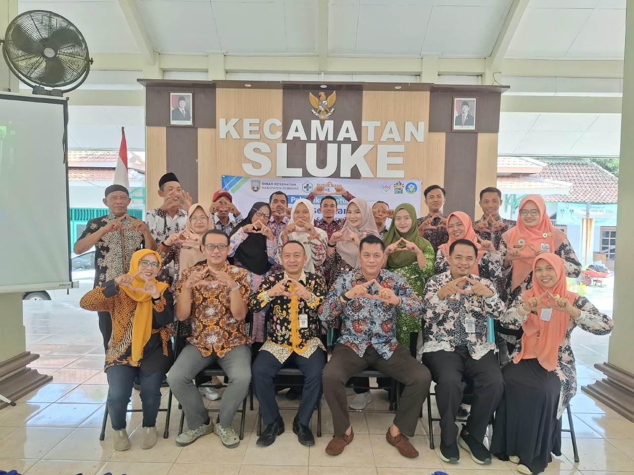 Pelantikan Ketua Forum Kesehatan Desa (FKD) Dalam Rumah Desa Sehat (RDS) Diadakan Serentak di Kabupaten Rembang